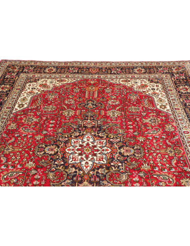 Tappeto Tabriz Persia 200x302 Rosso Blu Notte