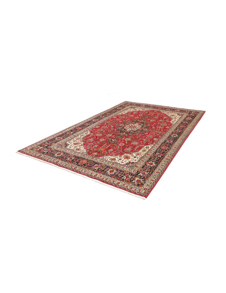 Tappeto Tabriz Persia 198x300 Rosso Blu Scuro