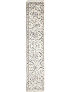 Nain 6la 80x422 Cm Nain 6la, Persia, Lana Cardata A Mano E