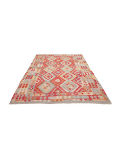 Kilim 176x244 Cm Afghan Kilim, Hand-carded Wool, Cotton, 0.3 2