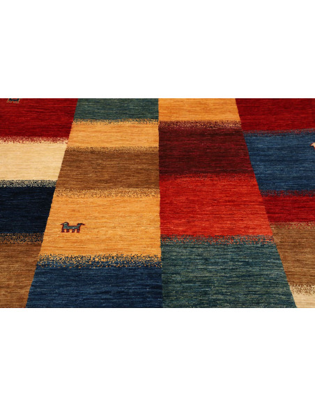 Tappeto Fun Collection Pakistan marrone grigio 166x235