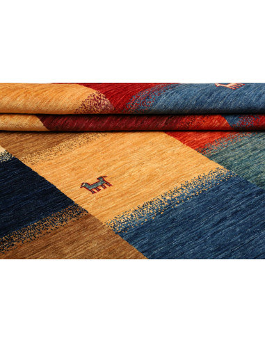 Tappeto Fun Collection Pakistan marrone grigio 166x235