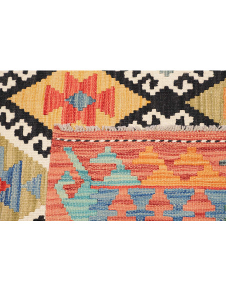 Kilim 174x235 Cm Kilim, Afghanistan, Hand-carded Wool warp: