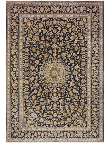 Kashan 258x375 Cm Kashan Persia Lana Cardata A Mano Cotone
