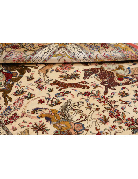 Ghom Silk 129x203 Cm Ghom Silk, Persia, 100% Silk,
