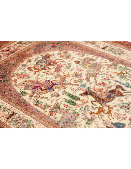 Ghom Seta 132x201 Cm Ghom Seta, Persia, 100% Seta ordito In