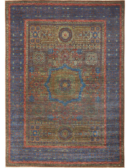 Tappeto Mamlouk Pakistan 175x240 Blu Notte Verd