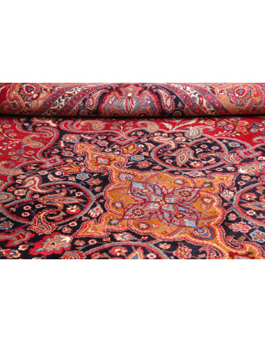 Rug Mashad Persia 303x390 Ruby Red Midnight Blu