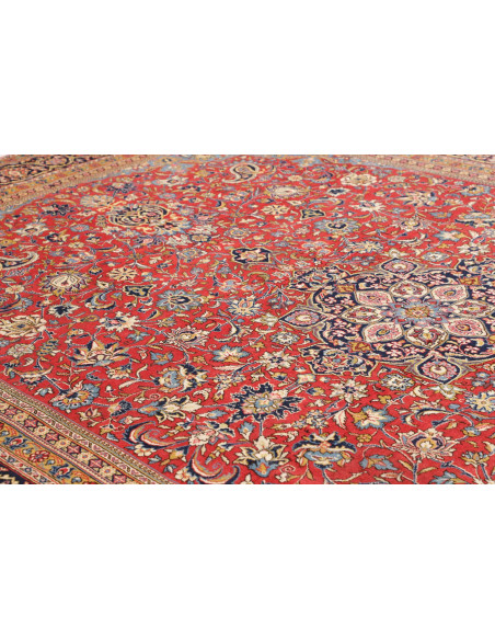 Shahreza 287x430 Cm Shahreza Persia Lana Cardata A Mano