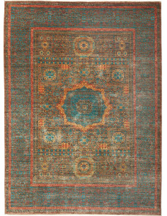 Tappeto Mamlouk Pakistan 172x233 Blu Petrolio M
