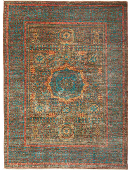 Rug Mamlouk Pakistan 172x233 Petrol Blue Brown