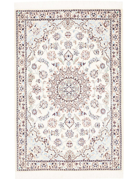 Nain 9la 81x122 Cm Nain 9la, Persia, Lana Cardata A Mano E