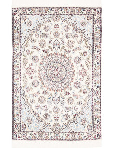 Nain 9la 82x120 Cm Nain 9la Persia Hand-carded Wool And Silk