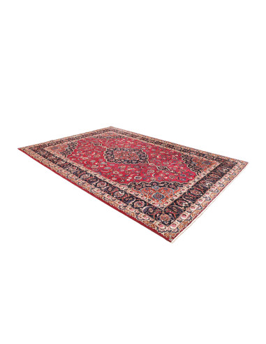 Mashad 240x332 Cm Mashad, Persia, Lana Cardata A Mano