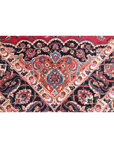 Mashad 240x332 Cm Mashad, Persia, Lana Cardata A Mano