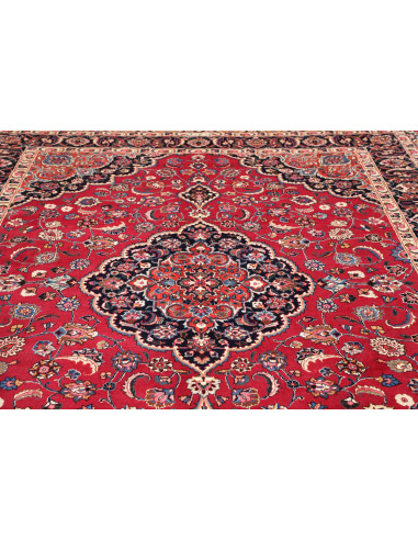 Mashad 240x332 Cm Mashad, Persia, Lana Cardata A Mano