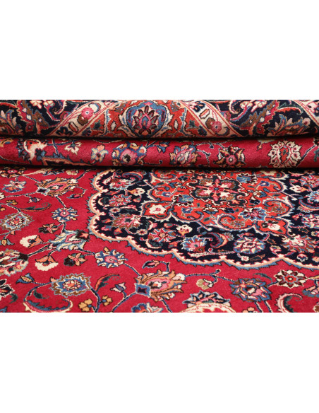 Mashad 240x332 Cm Mashad, Persia, Lana Cardata A Mano