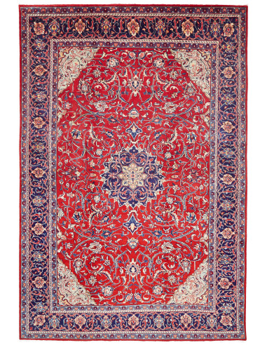 Tappeto Sarough Persia 212x314 Rosso Rubino Blu