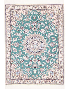 Nain 9la 90x127 Cm Nain 9la, Persia, Lana Cardata A Mano E