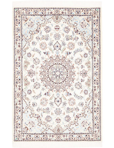 Nain 9la 85x122 Cm Nain 9la, Persia, Lana E Seta,