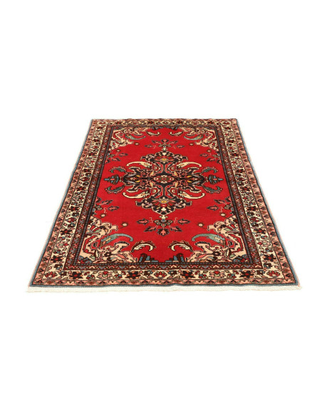 Rug Hamadan Persia red grey 106x152