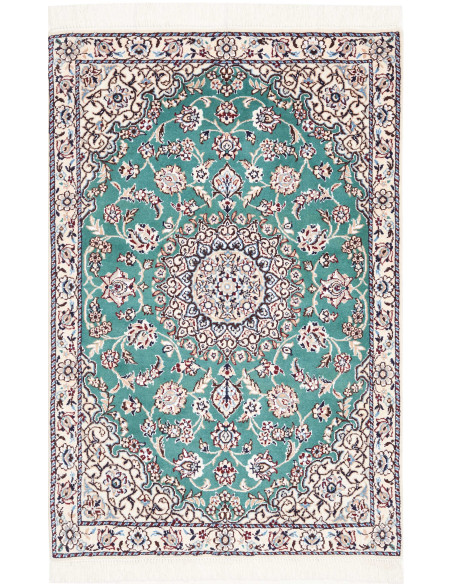 Nain 9la 80x120 Cm Nain 9la, Persia, Hand-carded Wool And