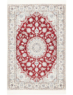 Nain 9la 102x148 Cm Nain 9la, Persia, Lana Cardata A Mano E