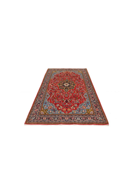 Sarough 130x220 Cm Sarough, Persia, Hand-carded Wool warp: