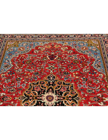 Sarough 130x220 Cm Sarough, Persia, Hand-carded Wool warp: