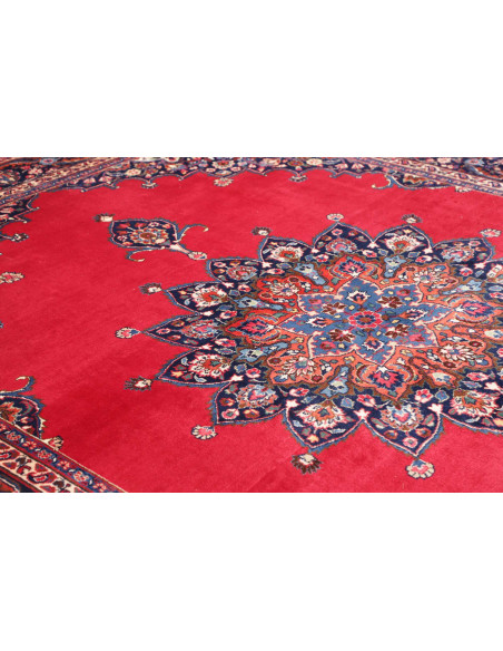 Moud 254x340 Cm Moud Persia, Lana Cardata A Mano, Ordito In