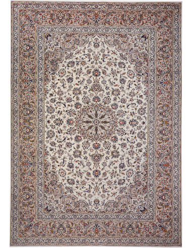 Kashan 245x350 Cm Kashan, Persia, Lana Cardata A Mano