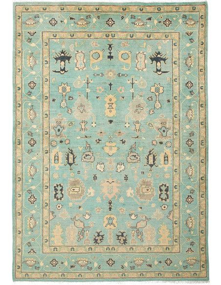 Zigler 170x239 Cm Zigler Pakistan Lana Cardata A Mano Cotone