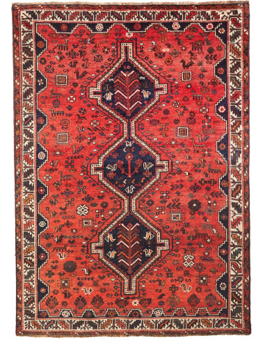 Shiraz 177x245 Cm Shiraz, Persia, Hand-carded Wool cotton