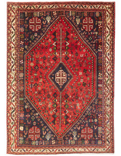 Shiraz 162x230 Cm Shiraz, Persia, Lana Cardata A Mano,