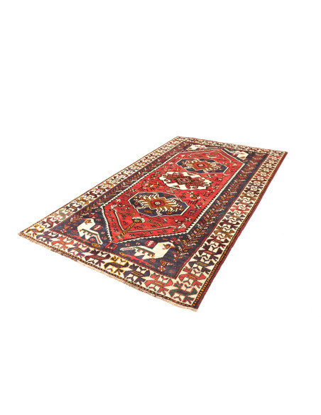 Shiraz 160x252 Cm Shiraz, Persia, Lana Cardata A Mano