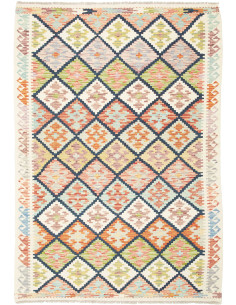 Kilim 126x182 Cm Kilim Afghanistan, Lana Cardata A Mano,