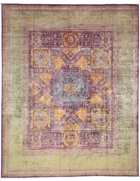 Rug Mamlouk Pakistan 238x300 Faded Emerald Aube