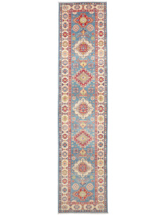 Kazak 89x393 Cm Kazak Afghanistan Lana Cardata A Mano