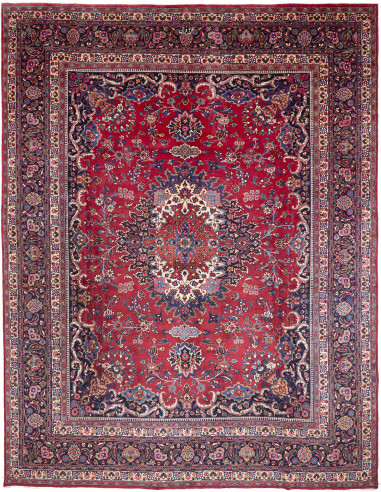 Mashad 318x408 Cm Mashad, Persia, Hand-carded Wool warp: