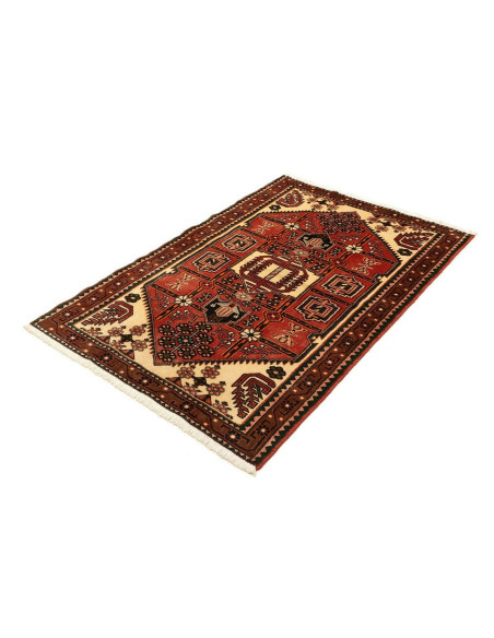 Tappeto Hamadan Persia marrone grigio 104x150