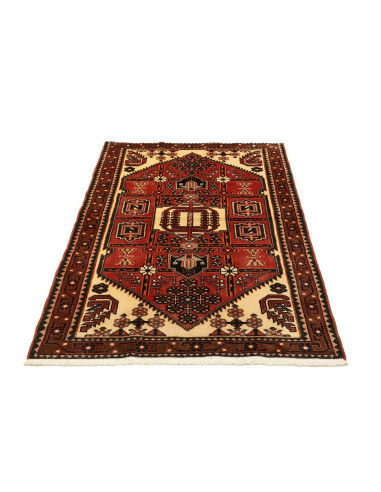 Tappeto Hamadan Persia marrone grigio 104x150