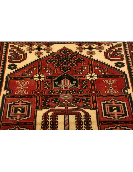 Tappeto Hamadan Persia marrone grigio 104x150