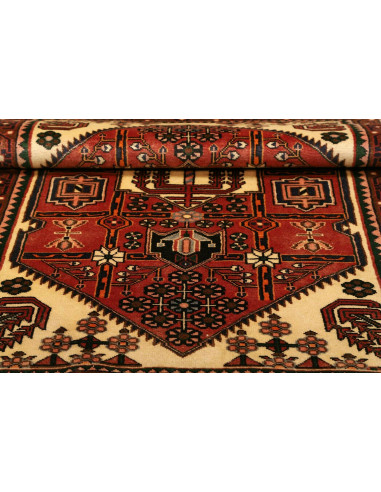 Tappeto Hamadan Persia marrone grigio 104x150