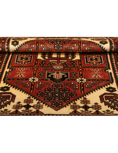 Tappeto Hamadan Persia marrone grigio 104x150