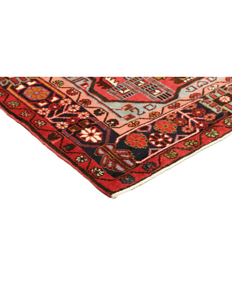 Tappeto Hamadan Persia marrone giallo 110x160