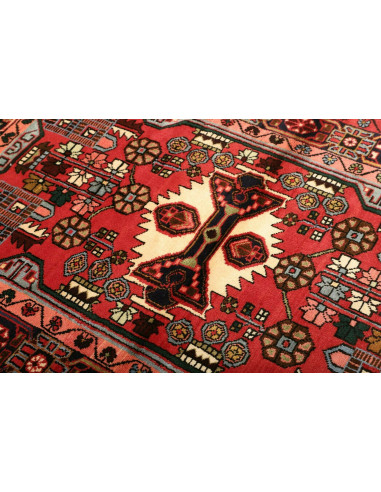 Tappeto Hamadan Persia marrone giallo 110x160