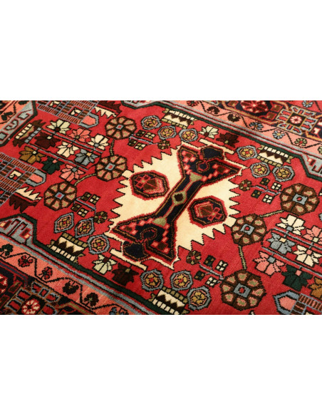 Tappeto Hamadan Persia marrone giallo 110x160