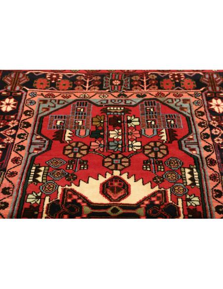 Tappeto Hamadan Persia marrone giallo 110x160