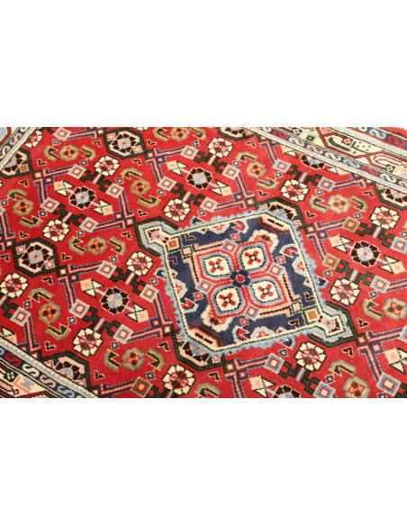 Rug Hamadan Persia red grey 102x154
