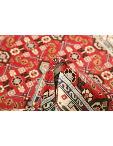 Tappeto Hamadan Persia rosso grigio 102x154